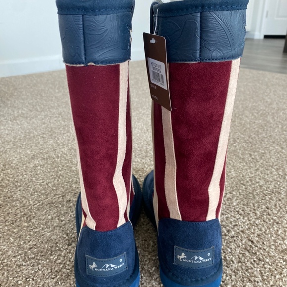 Patriotic Sherpa Boots - Picture 2 of 4
